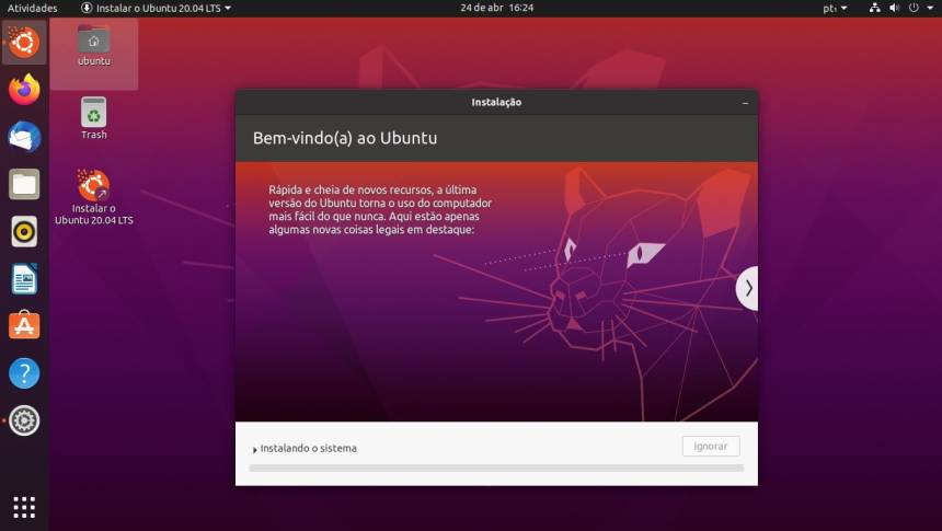 Como testar o Ubuntu