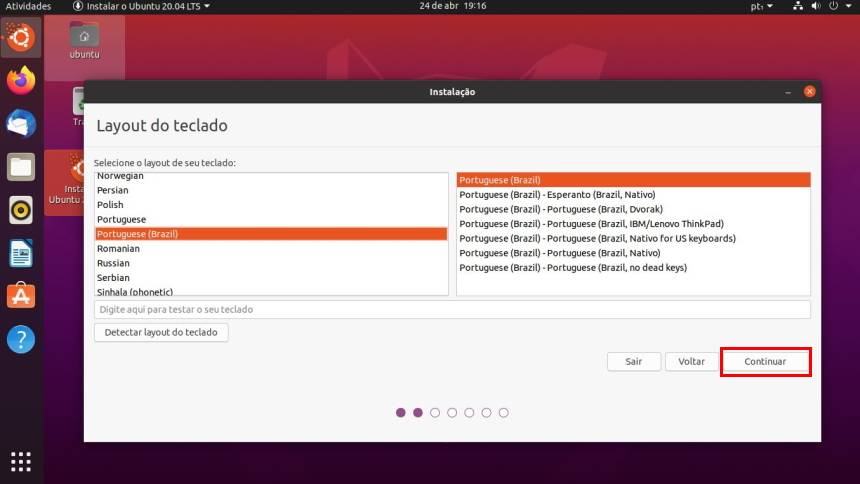 Como instalar o Ubuntu 20.04 LTS